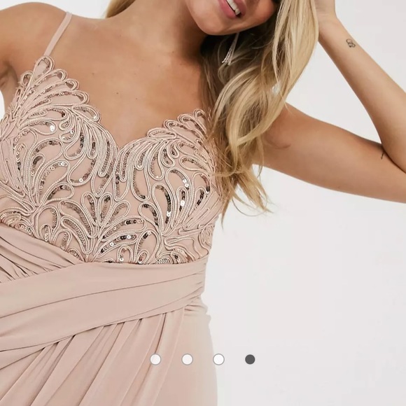 Light pink with rose gold sequins. NWT - Picture 2 of 4